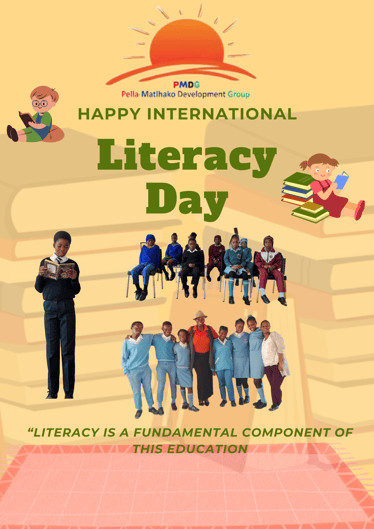 Illustration International Literacy Day Poster